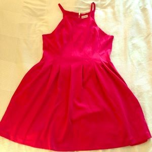 Pre-loved hot pink Calvin Klein Dress 16